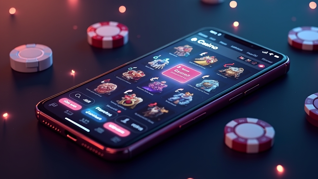 Mobile App-Oberfläche mit klaren Menüs und flüssiger Bedienung
