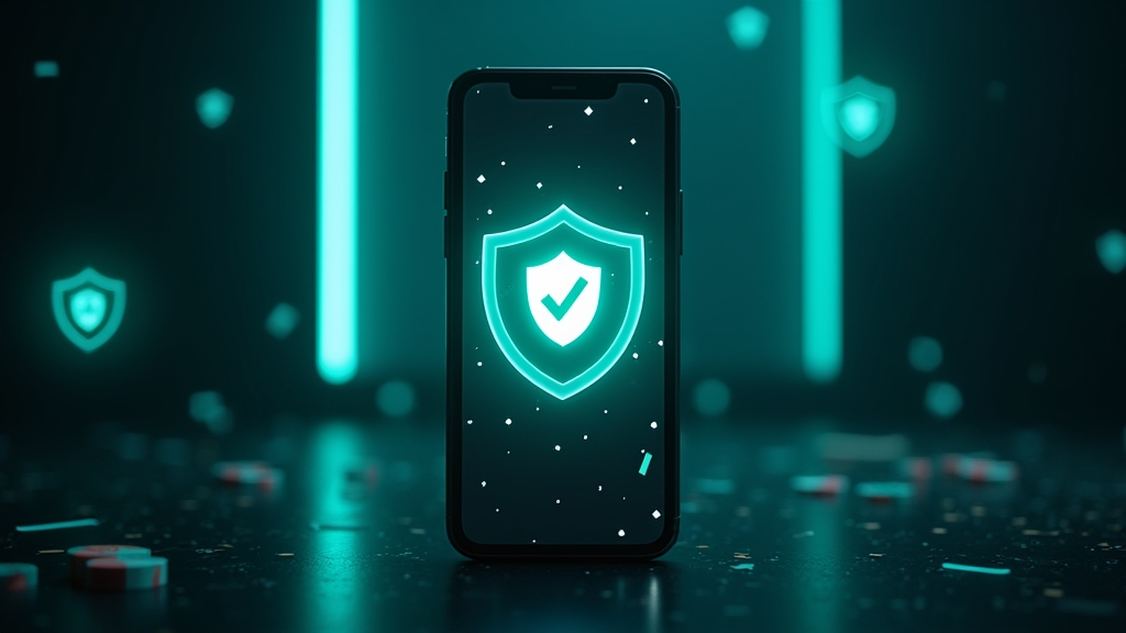 Sicherheitsprüfung einer App mit Warnsymbolen und Berechtigungsfenstern